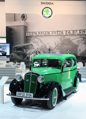 Skoda 420 Rapid (1934) - 480 gebaute Fahrzeuge, die rund 90 km/h schnell waren (Techno Classica 2013)