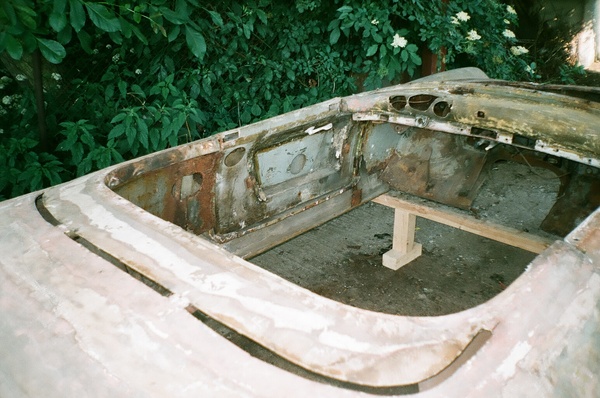 Skoda 440 Spartak Polytex Roadster (1955) - viel Arbeit war vonnöten, um die Karosserie wieder in den ursprünglichen Zustand zurückversetzen zu können