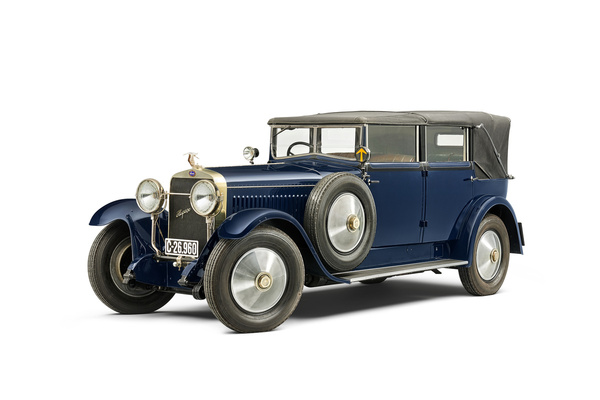 Bild: Škoda Hispano-Suiza 25/100 PS (1928) – mit Tourenwagen-Karosserie von J. O. Joch