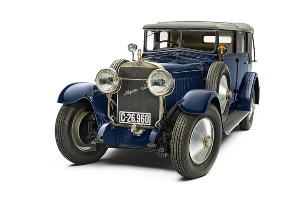 Bild: Škoda Hispano-Suiza 25/100 PS (1928) – tschechischer Lizenzbau des Hispano-Suiza H6B