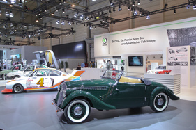 Skoda Popular Monte Carlo Roadster (1938) - es wurden 72 Coupés und Roadster gebaut (Techno Classica 2017)