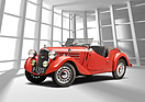 Bild: Škoda Popular Sport (1936) - Der Vierzylinder mit einem Hubraum von 1386 ccm mobilisierte eine Leistung von 34 PS, die Spitzengeschwindigkeit lag bei rund 110 km:h.