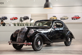 Skoda Popular Sport Monte Carlo (1937) - sehr attraktives Coupé auf dem Stand von Skoda - Rétromobile 2015