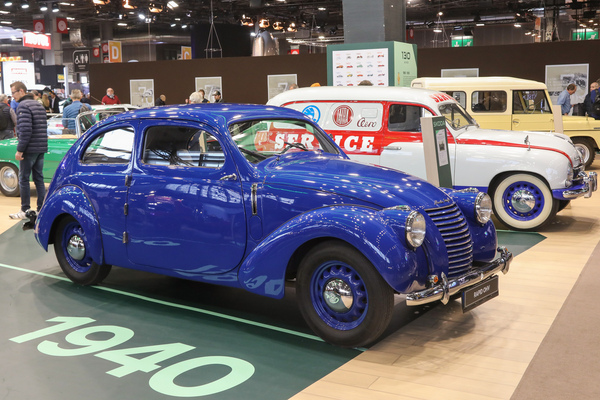 Skoda Rapid OHV (1940) – nur 1783 dieser Autos mit OHV-Motor wurden zwischen 1938 und 1942 gebaut – Rétromobile Paris 2025