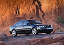 Bild: Škoda Superb (2001) – Am Dienstag, den 11. September 2001, debütierte die erste Generation des modernen Škoda Superb auf der IAA in Frankfurt am Main.