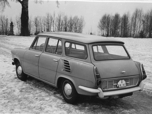 Image: Skoda Type 990 "Hajaja" (1963) - The three-week tests of the "Hajaja" began at the end of May 1963, but in the end Škoda gave preference to the two-door coupé version of the 1000:1100 MB.