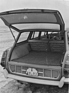 Image: Skoda Type 990 "Hajaja" (1963) - although it was located above the engine, the trunk was impressive with a loading height of just 550 to 650 millimetres. An additional luggage compartment was waiting under the front hood