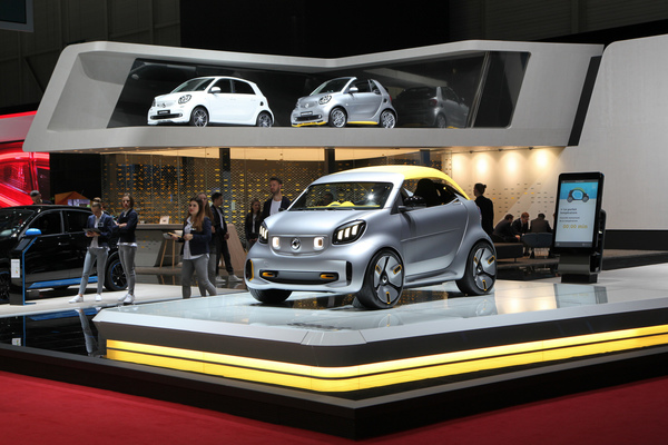 Smart Forease (2019) - Weltpremiere - elektrisches Konzeptfahrzeug zur Feier des 20. Geburtstags der Marke - Genfer Automobilsalon 2019