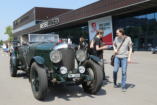 A pre-war Bentley in Le Mans style makes quite an impression - Swiss Classic World Lucerne 2023