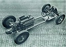 So präsentierte sich das Rolling Chassis des Auto Union Typ C in der Nachkriegszeit bis 1978