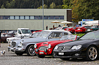 Bild: So vielfältig ist die Szene: Studebaker Silver Hawk, Austin-Healey 3000 und Mercedes-Benz R 230 haben kaum etwas gemeinsam – Albisgütli Classic Cars & Bikes 2024