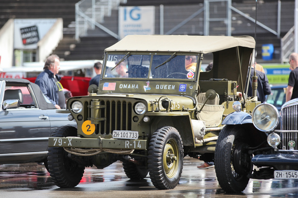 Soeben aus dem Blitzkrieg zurück? Jeep - Dolder Classics Mai 2017