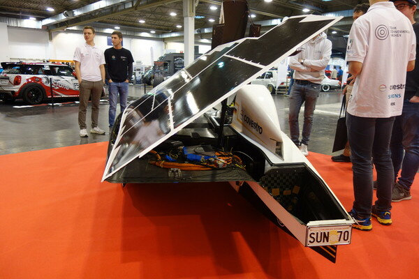 Solarfahrzeug der RWTH Aachen aus dem Jahr 2022 - Essen Motor Show 2022