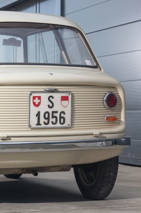 Soletta 750 (1956) - schmal bereift und mit Chromsstossstangen