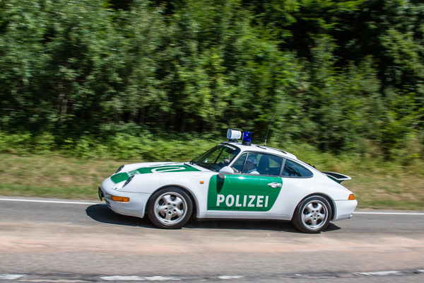 Solitude Revival 2013 - Impressionen vom Corso Classico und Classic Extra - Porsche 993 Carrera Polizeiauto