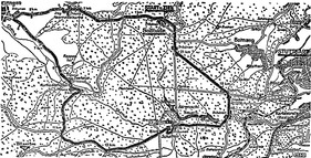 Solitude Streckenskizze 1926