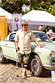 Sommertenue neben dem Alfa Romeo 1900 CSS von 1956 - ZCCA Zug 2025
