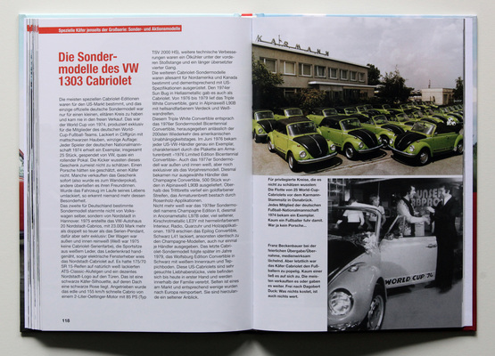 Bild Sondermodelle des 1303 Cabriolets - Buch "VW 1302/103 - die Evolution der Super-Käfer"