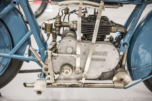 Sonderschau Französische Motorräder - Blériot 500 von 1920 - Rétromobile Paris 2017