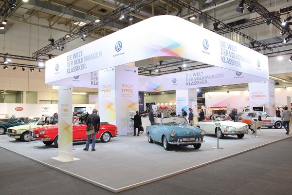 Sonderschau Traumtypen bei Volkswagen - nie in Serie gebaute Cabriolets, die wir heute gerne als Oldtimer hätten - Techno Classica Essen 2018