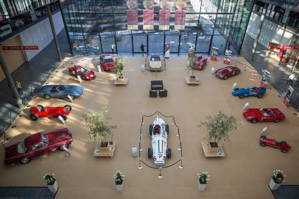 Sonderschau im Atrium - Autos des Panini-Museums und des Stanguellini-Museums - Retro Classics Stuttgart 2017