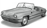 Spatz  (1956) - Kunststoffauto ohne Türen