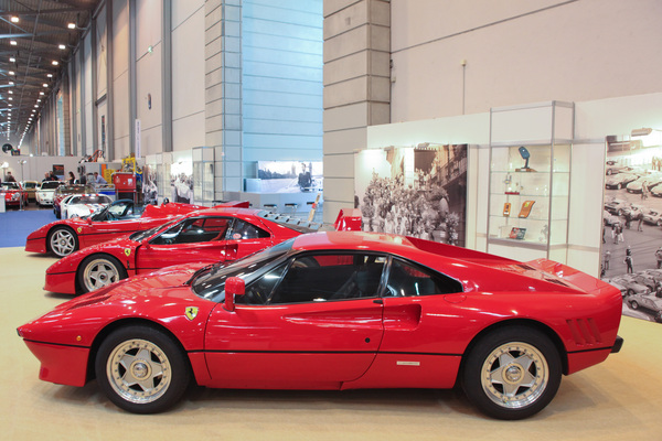 Spezialserien von Ferrari beisammen - Ferrari 288 GTO, Ferrari F40 und F50 - Techno Classica 2015