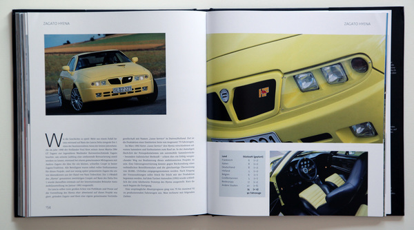 Spezialversion Zagato Hyena - Buch "Lancia Delta HF Integrale - die Geschichte eines Champions"