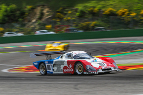 Spice SE88 C (1988) an der Spa Classic 2015 im Feld der Gruppe C Fahrzeuge