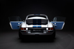 Sportec Ferdinand (2022) – Heck mit mittigem Doppelauspuff und dem "Bürzel" des Porsche Carrera RS