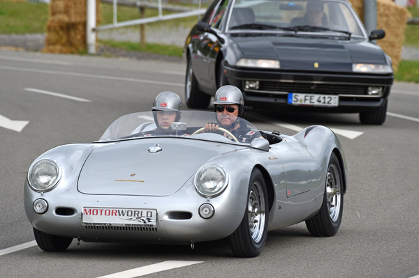 Sportlich unterwegs im Porsche 550 Spyder - Klassikwelt Bodensee 2016