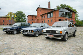 Sportlimousinen Alfa Romeo Giulietta, BMW 320 und VW Jetta GLI – mit leichtem Gepäck durch die Siebzigerjahre