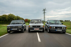 Sportlimousinen der Siebziger – Alfa Romeo Giulietta Nuova 1,6, VW Jetta GLI und BMW 320/6