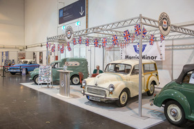 Stand of the Morris Minor Club - Techno Classica 2023