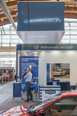 Stand von OCC und Küstentrophy - Motorworld Classics Bodensee 2018