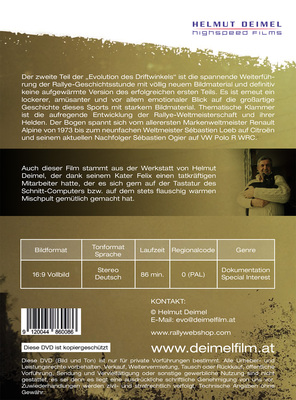 Standbild aus dem Film "Die Evolution des Driftwinkels Vol. 2" von Helmut Deimel