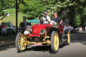 Bild Stanley Steamer (1916) - Einfahrt mit Dampf - 40. Oldtimer-Meeting Baden-Baden 2016