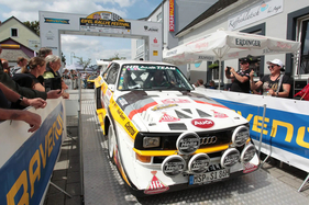 Start Audi quattro Rallye beim 14. ADAC Eifel Rallye Festival 2026