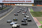 Bild: Start der Gruppe "RAC Woodcote Trophy for Pre-'56 Sports Cars" - Silverstone Classic 2014