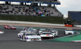Start zum BMW-Rennen R9 am AvD Oldtimer Grand Prix 2013