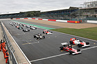 Bild: Start zum FIA Historic Formula 1 Rennen an der Silverstone Classic