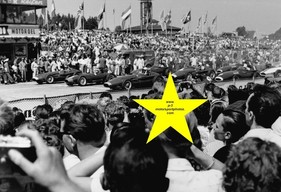 Start zum Grand Prix auf dem Nürburgring im Jahr 1957 Start zum Grand Prix auf dem Nürburgring im Jahr 1957