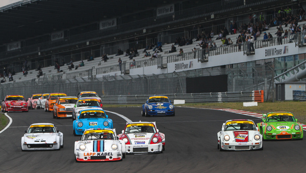 Image: Start of the endurance race - Youngtimer Trophy - Historic Trophy Nürburgring 2015