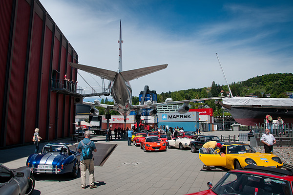 Image: Start of the rally - the Pllgrim Cobra on the ramp - Impressions of the "Fantastic Plastic 2013" event