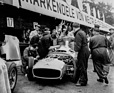Startvorbereitungen an den Boxen - Grosser Preis der Schweiz (1954)