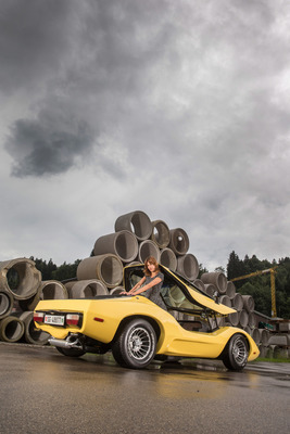 Sterling GT (1971) - dicke Räder stehen dem Coupé gut, der Nova hatte Wolfrace-Felgen