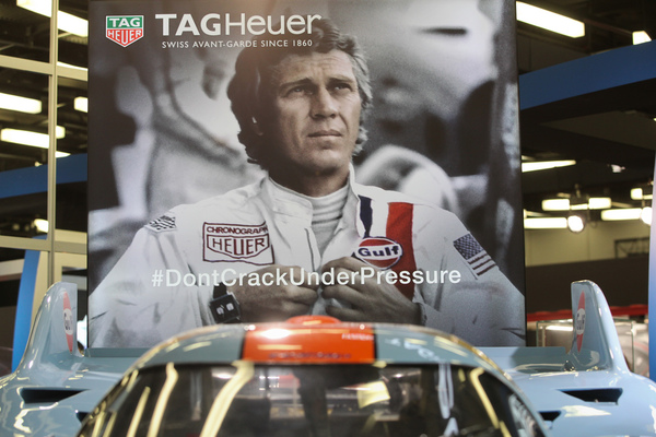 Steve McQueen war fast pesönlich bei TAG Heuer vor Ort - Genfer Automobilsalon 2019