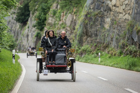 Stevens-Duryea Model L Stanhope Runabout (1903) – Luzern to Basel Veteran Run 2024