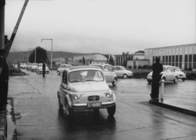 Herbst 1957: die erste Serie der neuen Modelle verlässt das Werk in Graz.