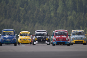 Bild Steyr-Puch 500D (1959) - Kampf der Zwerge beim ADAC Eifelrennen 2012